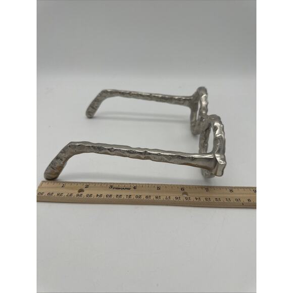 Sagebrook Home Abstract Round Glasses Aluminum Sculpture Decoration, Room or ... - Picture 3 of 4